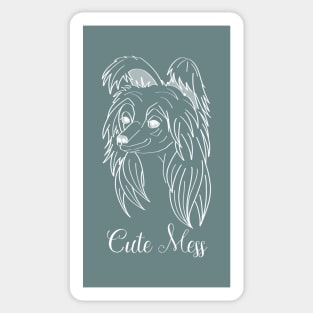 Cute Mess Chinese Crested Sticker